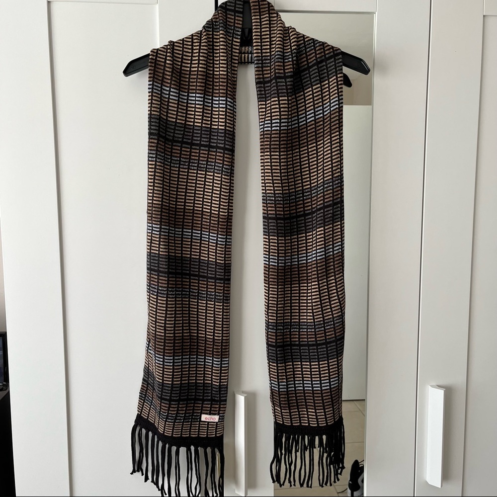 Echo Design Striped Scarf Unisex